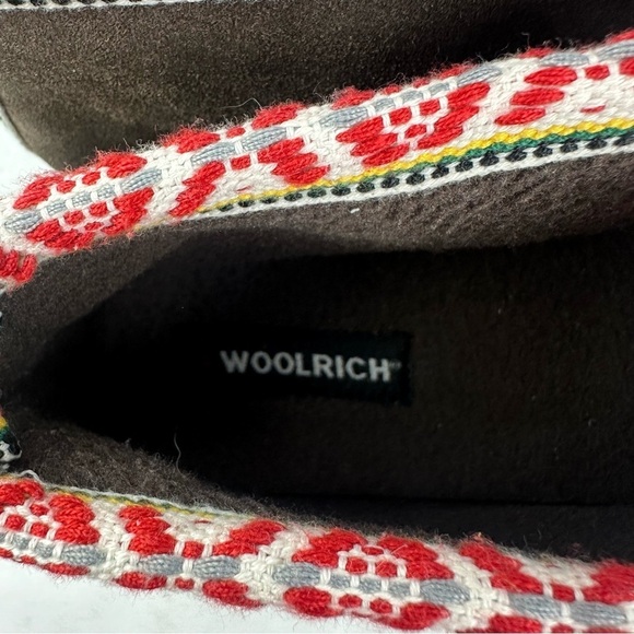Woolrich Moccasin Slippers 8.5 Womens Cozy Fuzzy Warm Winter Slip On - Picture 5 of 9